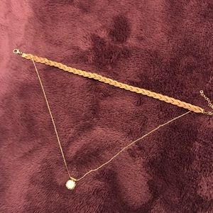 American eagle 2 piece choker/necklace set.